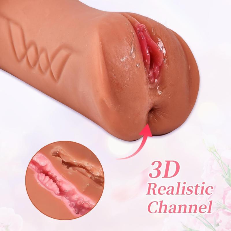 3-in-1 Male Masturbator - Sucking & Thrusting Machine w/ Realistic Silicone Sleeve (Hands-Free)